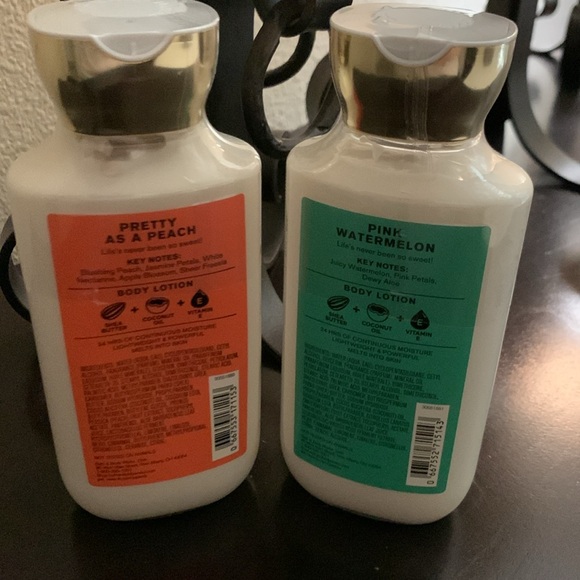 Bath & Body Works Pink Watermelon & Pretty As Peach Lotion Set - Picture 4 of 4